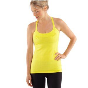 Lululemon Womens 10 Scoop Me Up Tank Tonka Stripe Split Pea